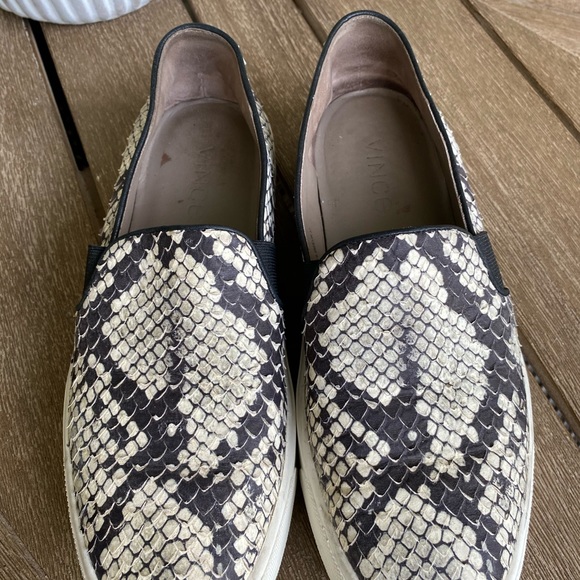 (Sold) Vince Berlin Python Slip-On Sneaker Size - Picture 8 of 12